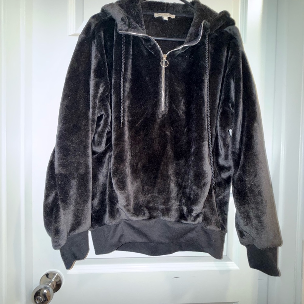 Express Black Fleece hoodie medium